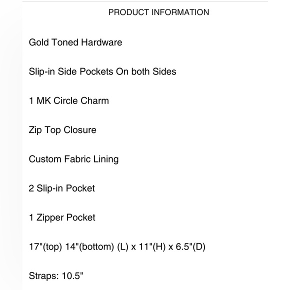 NWT MK Very Large Tote w/ COA Gilly Miami Blush Pink - Picture 13 of 13